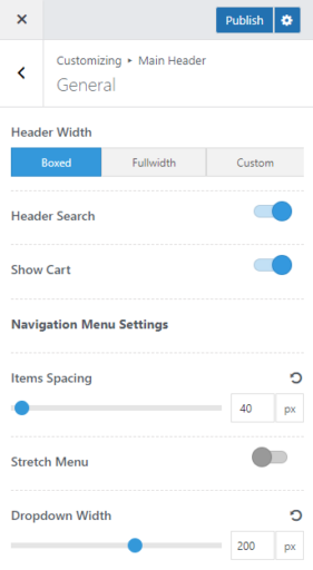 General Settings - Coachify Theme