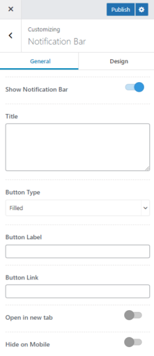 Additional Settings - Coachify Theme